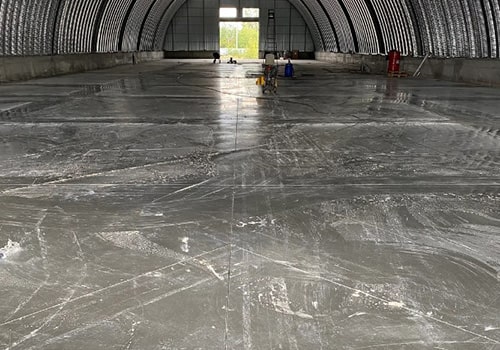 Как сделать бетонный пол гладким и подготовить под покраску?
